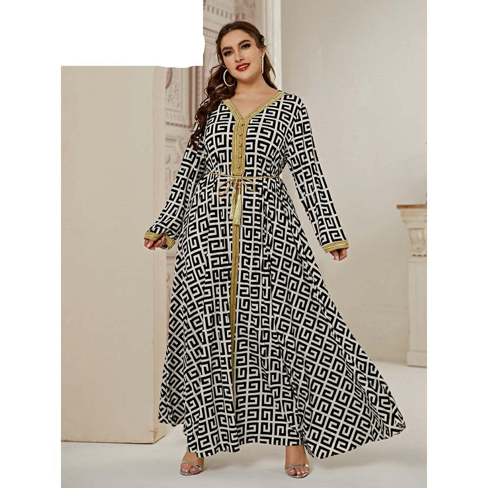 Printed Long Women's Dress Printed Long Women's Dress